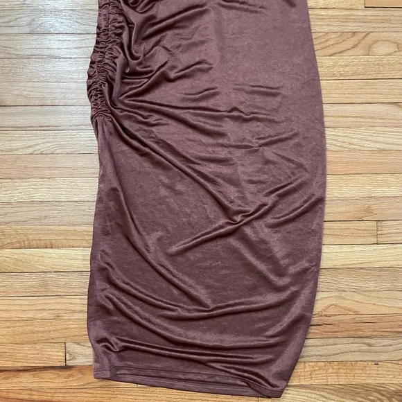ZARA Brown Slip Dress - Picture 9 of 12